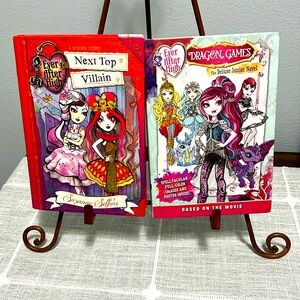 Dragon Games Deluxe Junior Novel & Ever After High Next Top Villain, Hardcover